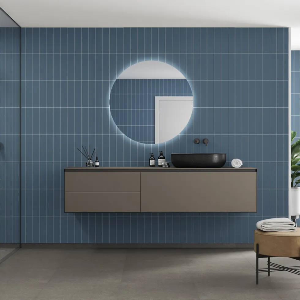 Våtrumsskiva Fibo 6274-M0830 EM Dusty Blue 10x620x2400 mm
