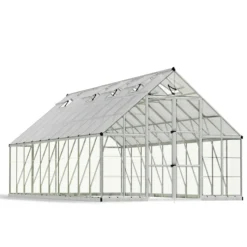 Växthus Canopia by Palram Balance Aluminiumram med UV-Skyddad Polykarbonat & Ventilationsfönster, 14,3 m²