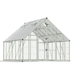 Växthus Canopia by Palram Balance, Aluminiumram med UV-Skyddad Polykarbonat & Ventilationsfönster, 10,8 m²
