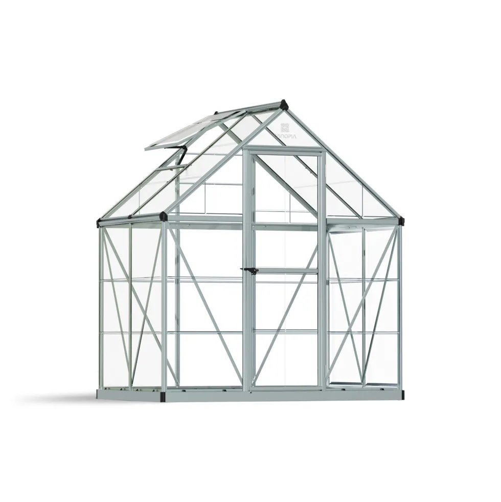 Växthus Canopia by Palram Harmony Aluminiumram med UV-Skyddad Polykarbonat & Ventilationsfönster, 2,3 m²