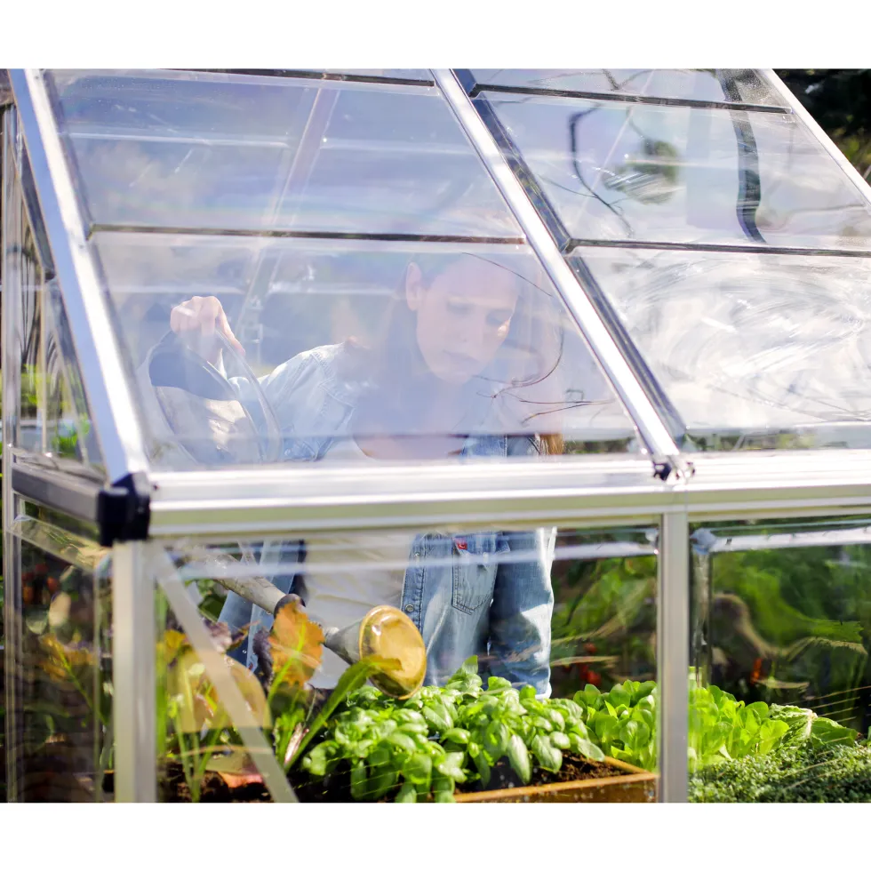 Växthus Canopia by Palram Harmony Aluminiumram med UV-Skyddad Polykarbonat & Ventilationsfönster, 2,3 m²