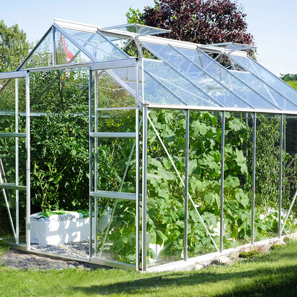 Växthus Vitavia Uranus 9,9 m2 med Sockel