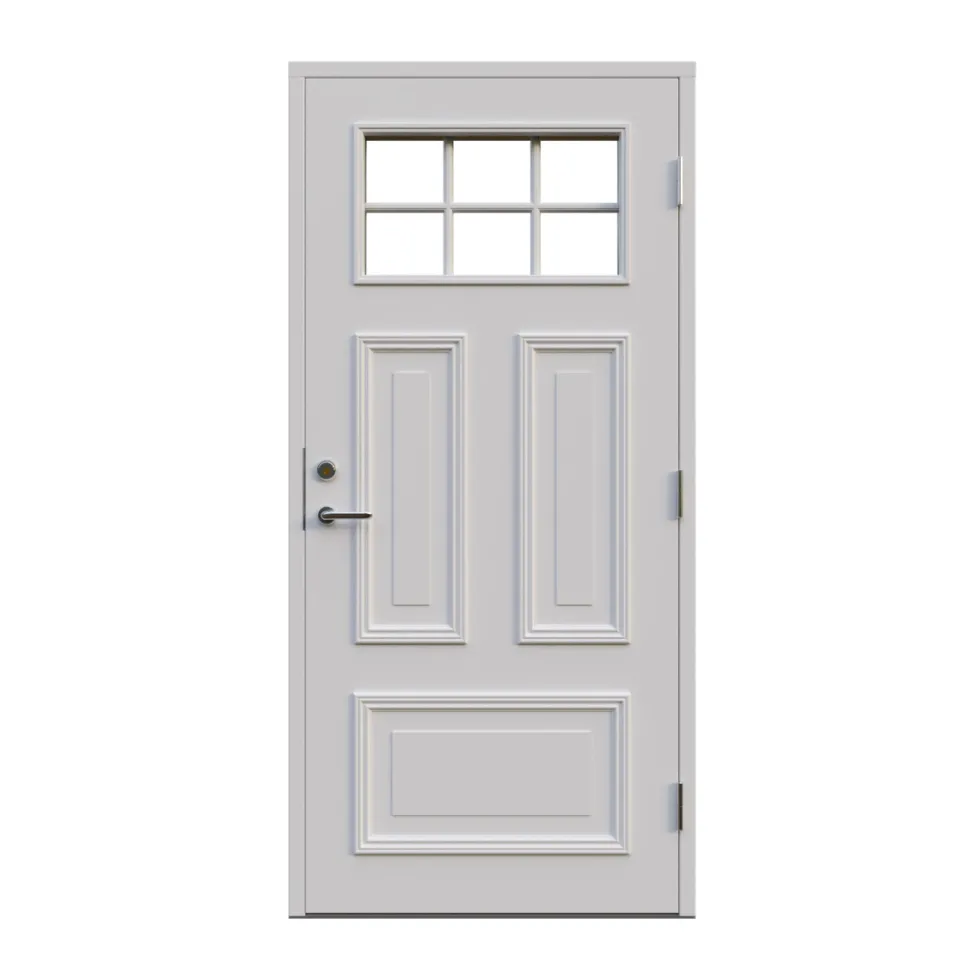 Ytterdörr Leksandsdörren Karlsvarvet Glas Eco74 RC2N